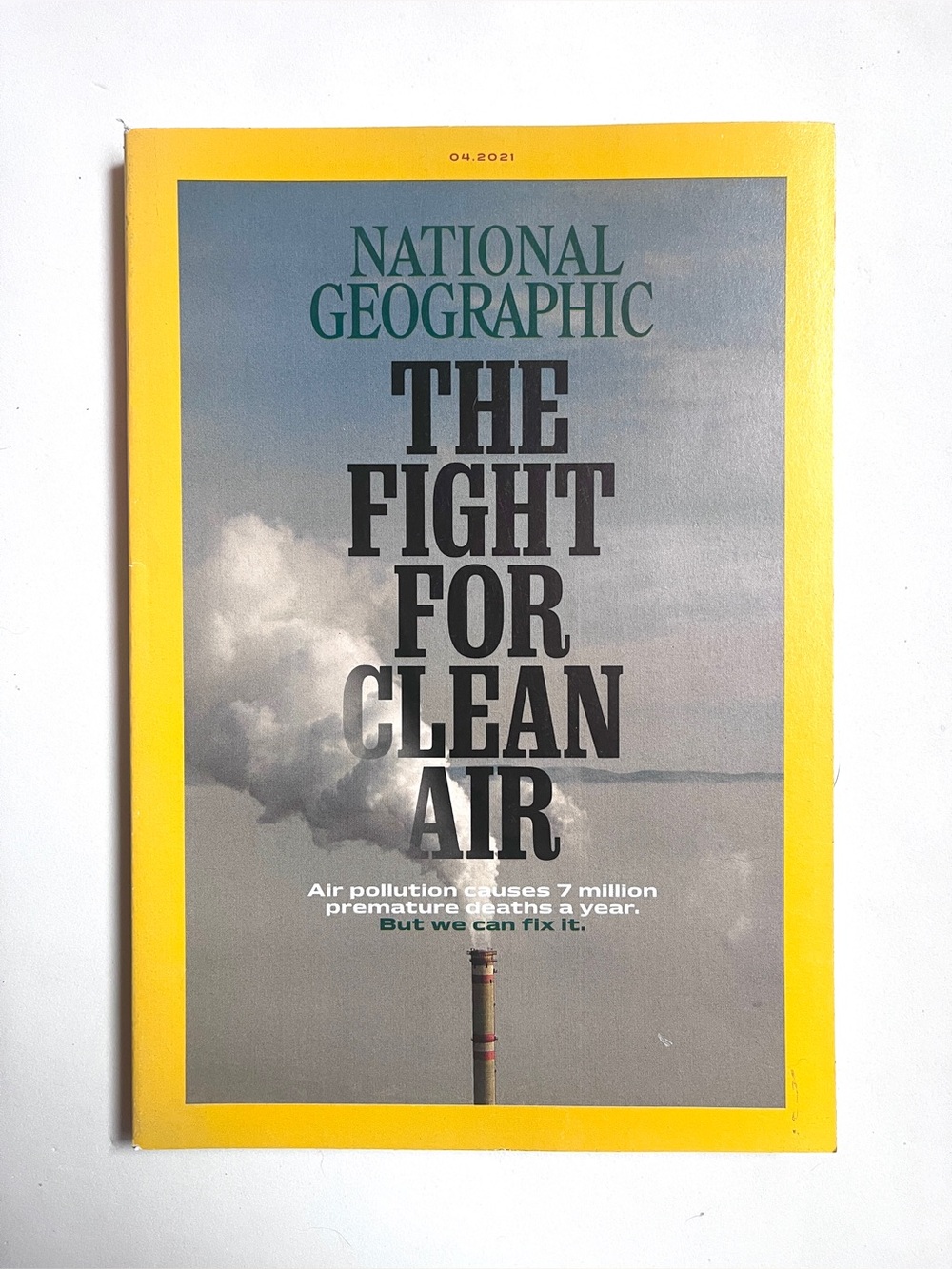National Geographic April 2021  Vol 239 No 4 Air Pollution, Aretha Franklin New